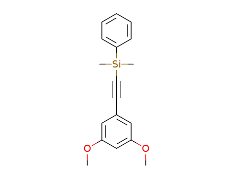 ((3,5-dimethoxyphenyl)ethynyl)dimethyl(phenyl)silane
