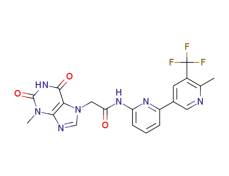 2-(3-methyl-2,6-dioxo-2,3-dihydro-1H-purin-7(6H)-yl)-N-(6'-methyl-5'-(trifluoromethyl)-[2,3-bipyridin]-6-yl)acetamide