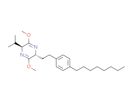 (2R,5S)-5-isopropyl-3,6-dimethoxy-2-(4-octylphenethyl)-2,5-dihydro-pyrazine