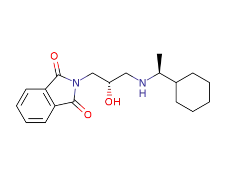 2-[(2S)-2-hydroxy-3-[[(1S)-α-cyclohexylethyl]amino]propyl]isoindoline-1,3-dione