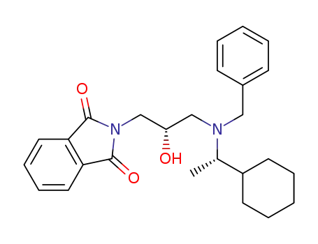 2-[(2S)-2-hydroxy-3-[N-benzyl-[(1S)-α-cyclohexylethyl]amino]propyl]isoindoline-1,3-dione