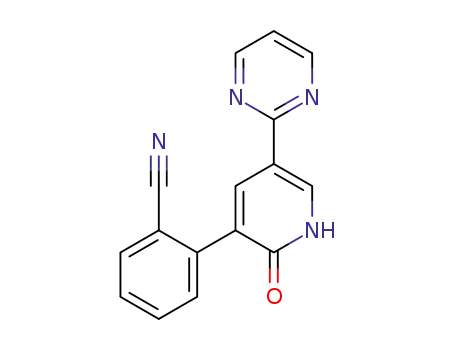 2-(2-oxo-5-(pyrimidin-2-yl)-1,2-dihydropyridin-3-yl)benzonitrile