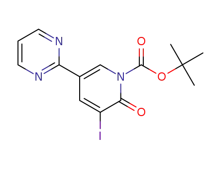 tert-butyl 3-iodo-2-oxo-5-(pyrimidin-2-yl)pyridine-1(2H)-carboxylate