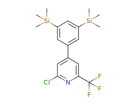 4-(3,5-bis(trimethylsilyl)phenyl)-2-chloro-6-(trifluoromethyl)pyridine