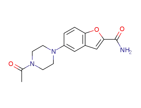 5-(4-acetylpiperazin-1-yl)benzofuran-2-carboxamide