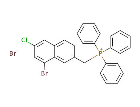 ((1-bromo-3-chloro-naphthalene-7-yl)methyl)triphenylphosphonium bromide