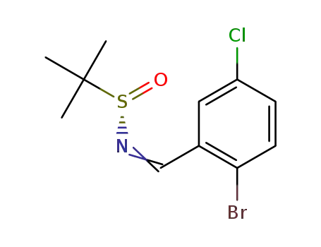 S-N-(2-bromo-5-chlorobenzylidene)-2-methylpropane-2-sulfinamide