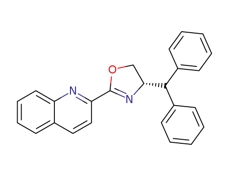 (S)-4-benzhydryl-2-(quinolin-2-yl)-4,5-dihydrooxazole