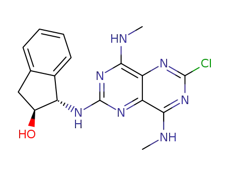 (1S,2S)-1-(6-chloro-4,8-bis(methylamino)pyrimido[5,4-d]pyrimidin-2-ylamino)-2,3-dihydro-1H-indan-2-ol