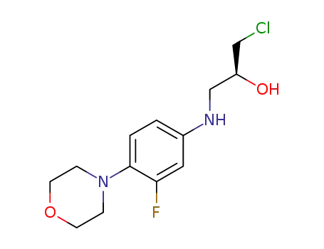 (2R)-1-chloro-3-{[3-fluoro-4-(morpholin-4-yl)phenyl]amino}-propan-2-ol