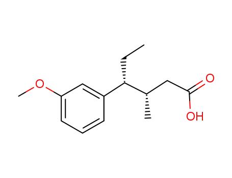 (3S,4R)-4-(3-methoxyphenyl)-3-methylhexanoic acid