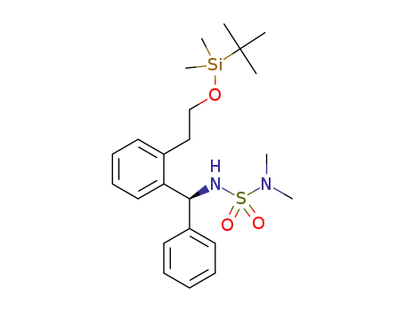 (S)-N-(dimethylsulfamoyl)-C-(2-(2-((tert-butyldimethylsilyl)oxy)ethyl)phenyl)-C-phenylmethyleneamine