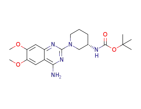 tert-butyl (S)-(1-(4-amino-6,7-dimethoxyquinazolin-2-yl)piperidin-3-yl)carbamate