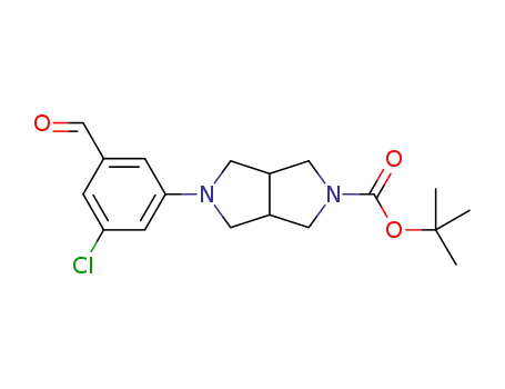 tert-butyl 5-(3-chloro-5-formylphenyl)hexahydropyrrolo[3,4-c]pyrrole-2(1H)-carboxylate