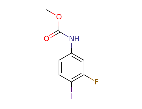(3-fluoro-4-iodophenyl)carbamic acid methyl ester
