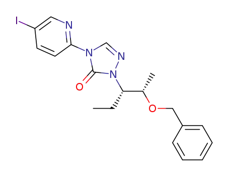 2-((2S,3S)-2-(benzyloxy)pentan-3-yl)-4-(5-iodopyridin-2-yl)-2,4-dihydro-3H-1,2,4-triazol-3-one