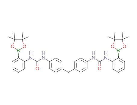 1,1'-(methylenebis(4,1-phenylene))bis(3-(2-(4,4,5,5-tetramethyl-1,3,2-dioxaborolan-2-yl)phenyl)-urea)