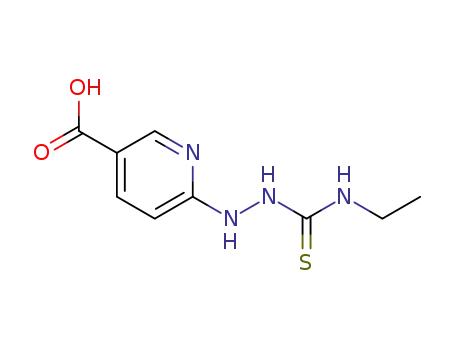 6-[(2-ethylcarbamothioyl)hydrazinyl]-3-pyridinecarboxylic acid