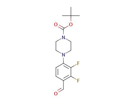tert-butyl 4-(2,3-difluoro-4-formylphenyl)piperazine-1-carboxylate