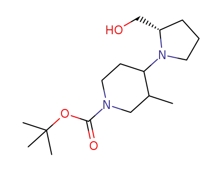 tert-butyl 4-((S)-2-(hydroxymethyl)pyrrolidin-1-yl)-3-methylpiperidine-1-carboxylate