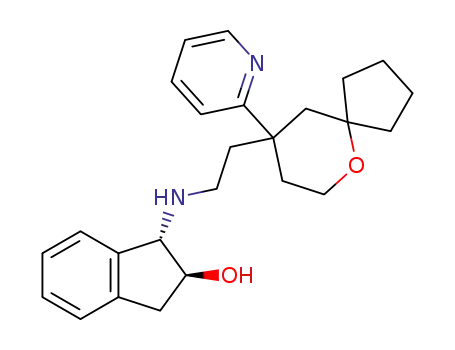 (1S,2S)-1-((2-(9-(pyridin-2-yl)-6-oxaspiro[4.5]decan-9-yl)ethyl)amino)-2,3-dihydro-1H-inden-2-ol