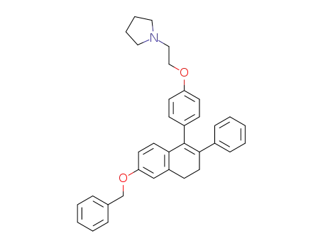 6-benzyloxy-2-phenyl-1-{4-[2-(pyrrolin-1-yl)ethoxy]phenyl}-3,4-dihydronaphthalene