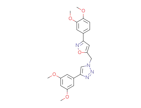 3-(3,4-dimethoxyphenyl)-5-((4-(3,5-dimethoxyphenyl)-1H-1,2,3-triazol-1-yl)methyl)isoxazole