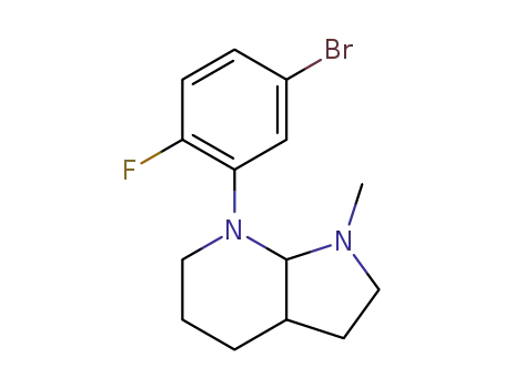 7-(5-bromo-2-fluorophenyl)-1-methyloctahydro-1H-pyrrolo[2,3-b]pyridine