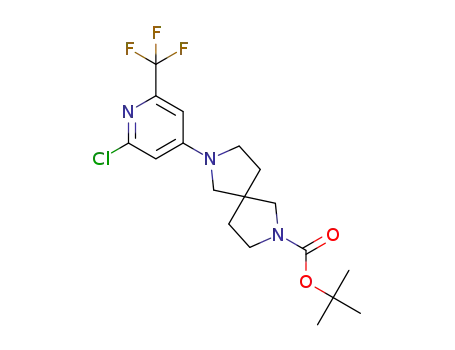 tert-Butyl 7-(2-Chloro-6-(trifluoromethyl)pyridin-4-yl)-2,7-diazaspiro[4.4]nonane-2-carboxylate