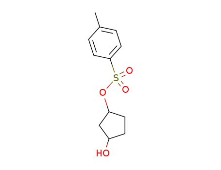 Molecular Structure of 874650-39-2 (1,3-Cyclopentanediol, mono(4-methylbenzenesulfonate))