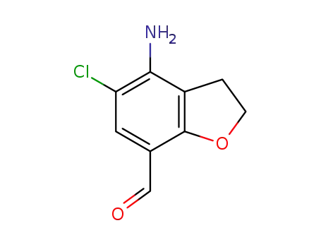 4-amino-5-chloro-7-aldehyde-2,3-dihydrobenzofuran