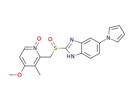 5-(1H-pyrrol-1-yl)-2-[[(4-methoxy-3-methyl)-2-pyridyl-1-oxide]methyl]sulfinyl-1H-benzimidazole