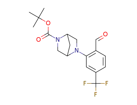 t-butyl 5-(2-formyl-5-(trifluoromethyl)phenyl)-2,5-diazabicyclo[2.2.1]heptane-2-carboxylate