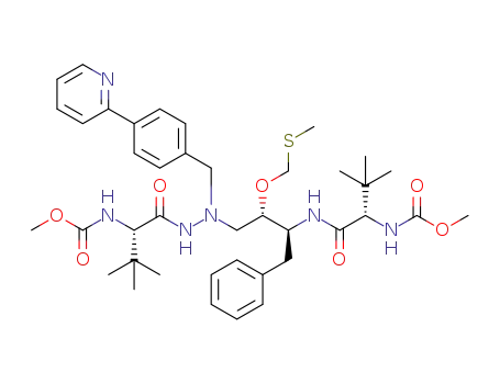 methyl ((5S,8S,9S,14S)-8-benzyl-5-(tert-butyl)-15,15-dimethyl-9-((methylthio)methoxy)-3,6,13-trioxo-11-(4-(pyridin-2-yl)benzyl)-2-oxa-4,7,11,12-tetraazahexadecan-14-yl)carbamate