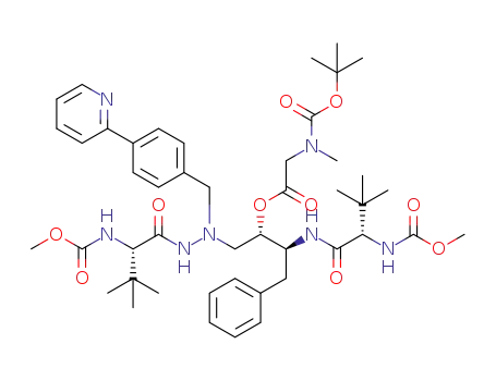 (5S,10S,11S,14S)-11-benzyl-5,14-di-tert-butyl-3,6,13,16-tetraoxo-8-(4-(pyridin-2-yl)benzyl)-2,17-dioxa-4,7,8,12,15-pentaazaoctadecan-10-yl 2-((tert-butoxycarbonyl)(methyl)amino)acetate