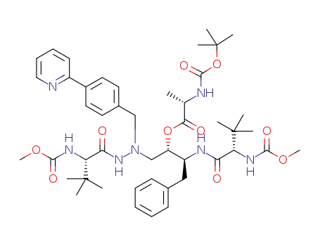 (5S,10S,11S,14S)-11-benzyl-5,14-di-tert-butyl-3,6,13,16-tetraoxo-8-(4-(pyridin-2-yl)benzyl)-2,17-dioxa-4,7,8,12,15-pentaazaoctadecan-10-yl (S)-2-((tert-butoxycarbonyl)amino)propanoate