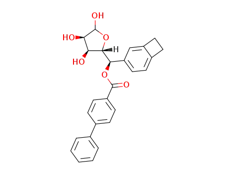 [(R)-bicyclo[4.2.0]octa-1,3,5-trien-3-yl-[(2S,3S,4R)-3,4,5-trihydroxytetrahydrofuran-2-yl]methyl] 4-phenylbenzoate