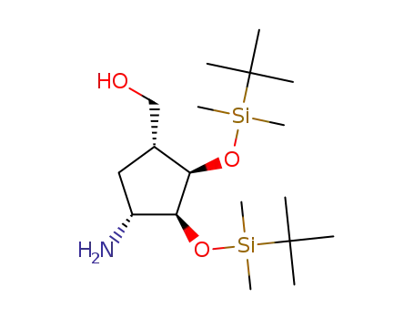 ((1R,2R,3S,4R)-4-amino-2,3-bis((tert-butyldimethylsilyl)oxy)cyclopentyl)methanol