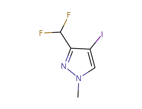 3-(difluoromethyl)-4-iodo-1-methyl-1H-pyrazole