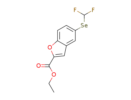 ethyl 5-((difluoromethyl)selanyl)benzofuran-2-carboxylate