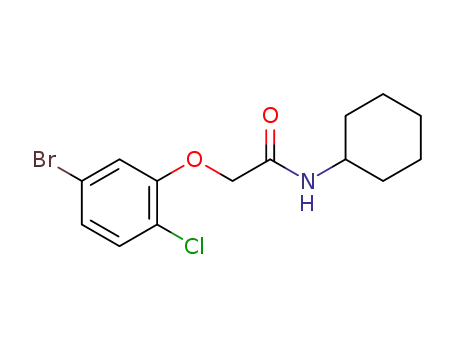 (5-bromo-2-chlorophenoxy)-N-cyclohexylacetamide