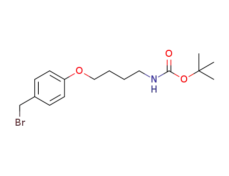 tert-butyl (4-(4-(bromomethyl)phenoxy)butyl)carbamate