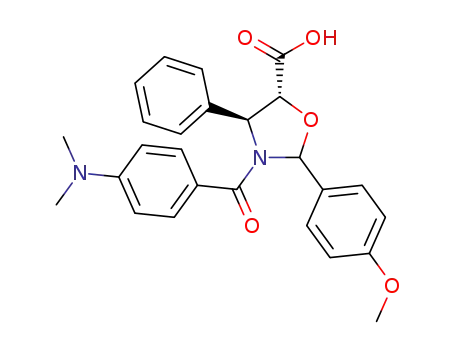 (4S,5R)-3-(4-dimethylaminobenzoyl)-2-(4-methoxyphenyl)-4-phenyl-5-oxazolidinecarboxylic acid
