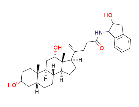 N-(3α-hydroxy-5β-cholan-24-oyl)-(−)-trans-1-amino-2-indanol
