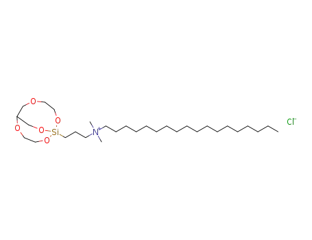N-(3-(2,5,8,11,12-pentaoxa-1-silabicyclo[5.4.2]tridecan-1-yl)propyl)-N,N-dimethyloctadecan-1-aminium chloride