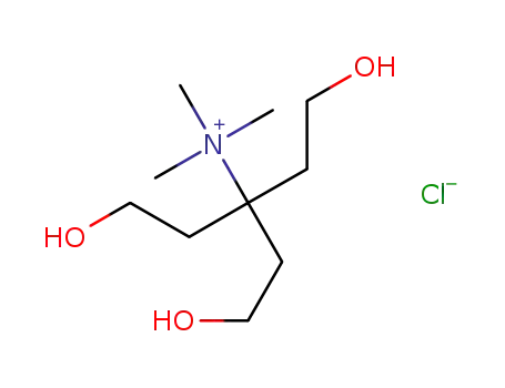 1,5-dihydroxy-3-(2-hydroxyethyl)-N,N,N-trimethylpentan-3-aminium chloride
