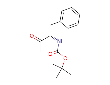 Molecular Structure of 85613-64-5 ((3S)-BOC-3-AMINO-4-PHENYL-2-BUTANONE)