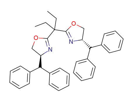 (4S,4'S)-2,2'-(pentane-3,3-diyl)bis(4-benzhydryl-4,5-dihydrooxazole)