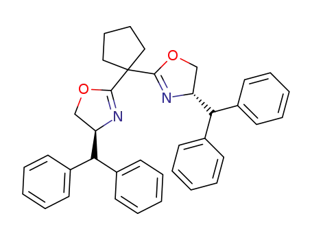 (4S,4'S)-2,2'-(cyclopentane-1,1-diyl)bis(4-benzhydryl-4,5-dihydrooxazole)