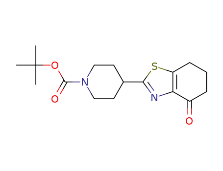 tert-butyl 4-(4-oxo-4,5,6,7-tetrahydrobenzo[d]thiazol-2-yl)piperidine-1-carboxylate